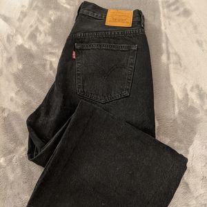 Levi's High Water Wide Leg (black) size 27